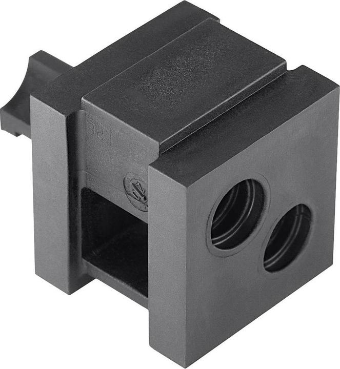 Actual product image HellermannTyton VP-S 2/7-8 Ins-dbl-PL-BK (20) Double grommet halogen-free Art