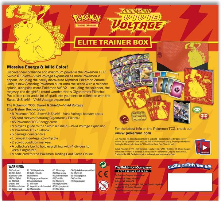 Produktbild Pokémon Vivid Voltage (Englisch, Elite / Top Trainer Box)