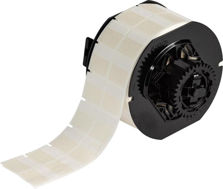 Produktbild Brady B33-116-417, selbstlaminierendes Vinyl, Weiss/Transparent, 25.40 x 9.53(25.40) mm, permanent