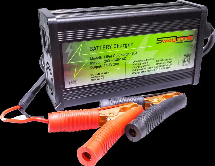 Swaytronic LiFePo 4 Battery Charger 12V 20A (14.40 V)