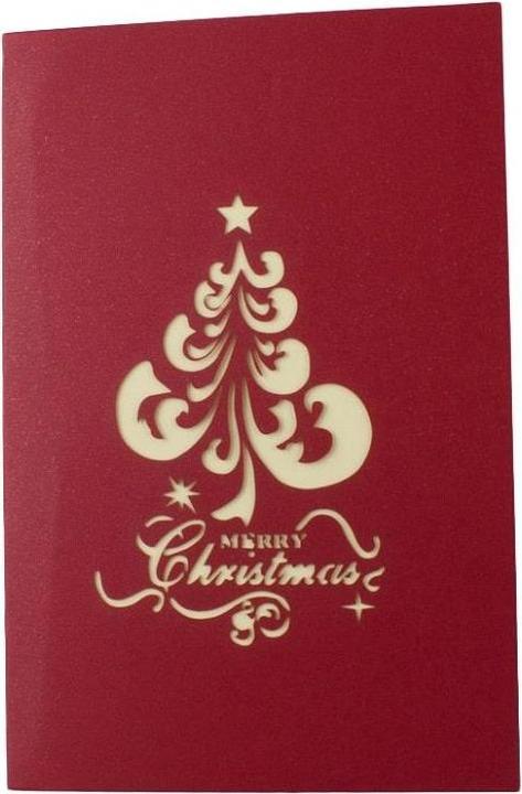 Produktbild JTI Handgefertigte Pop-Up-Weihnachtskarte - Nr. 8 (1 Stk.)
