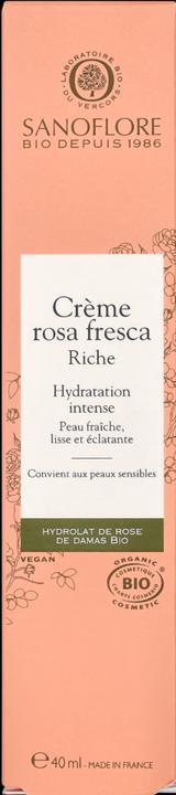 Produktbild Sanoflore Crème rosa fresca (40 ml, Nachtcreme)