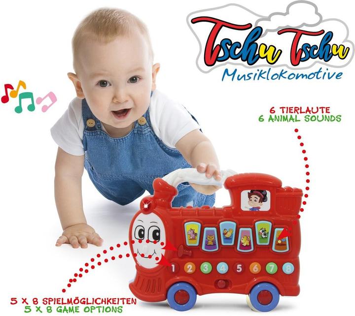 Image du produit Jamara Locomotive musicale Chu Chu (Allemand)