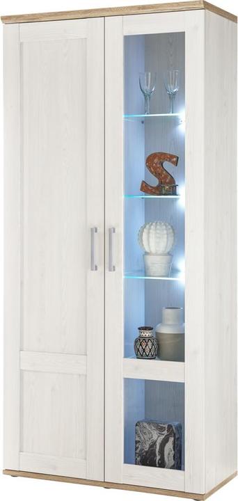 Produktbild HBZ-Meble HBZ Meble Romance Vitrine Holzwerkstoff in Sibiu Lärche/San Remo hell