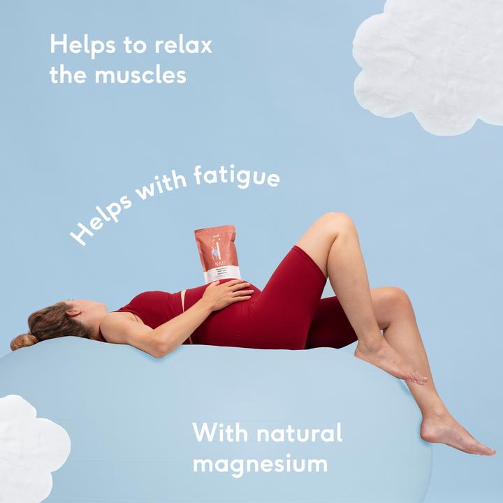 Actual product image Naïf Näif Pregnancy Bath Salt Sel de Bain au Magnésium 500g (100 ml, Bath salts)