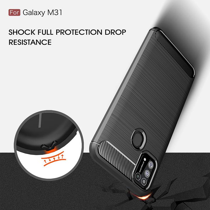 Produktbild Cazy Hülle Kompatibel mit Samsung Galaxy M31 - Schützhulle Rugged Back Cover Kunststoff - (Samsung Galaxy M31)