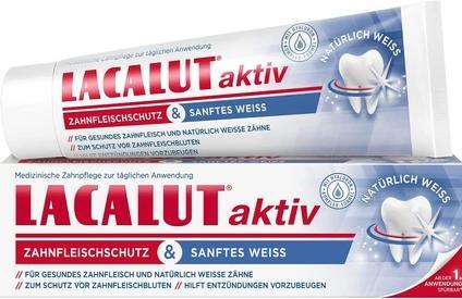 Actual product image Dr. Theiss LACALUT active medicinal toothpaste, 75 ml Toothpaste (75 ml)