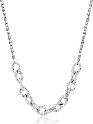 Sagapo S'Agapõ - Modern Chunky Steel Necklace SHK61