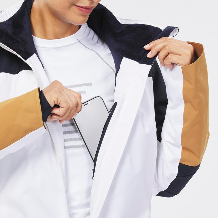 Immagine prodotto Wedze Giacca da sci donna 500 sport - bianco/navy/marrone (XL)