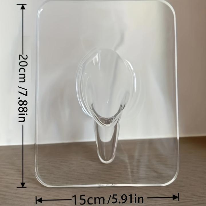 Produktbild Alopini 1 Stück Art Deco Acrylharz Knospenvase - geometrische transparente längliche Blumenvase - kreatives (1 x)
