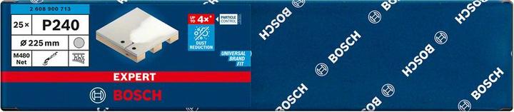Produktbild Bosch Professional Zubehör EXPERT M480 Schleifnetz für Trockenbauschleifer, 225 mm, G 240, 25-tlg. (240)