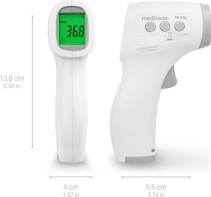 Actual product image Medisana TM A79 Infrared (Forehead, Non-contact)