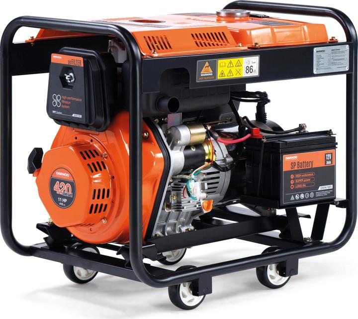 Produktbild Daewoo Power Products Diesel Stromerzeuger (4500 W, 13.50 l)