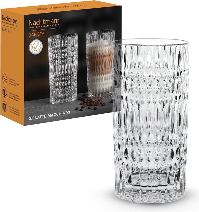 Nachtmann Latte Macchiato Glasses Ethno Barista (434 ml, 2 x)