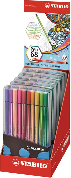 Immagine prodotto STABILO Penna 68 Pennarello premium (Multicolore, 20 x)