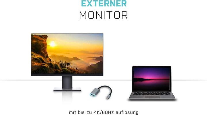 Actual product image i-tec USB-C to (DP, 3 cm)