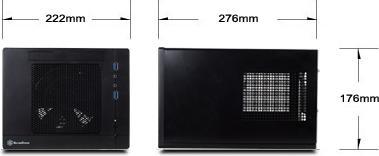 Immagine prodotto Silverstone SST-SG05BB-Lite (Mini-ITX, Mini-DTX)