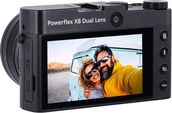 Image du produit Rollei Powerflex X8 Dual Lens | 64 MP Digitalkamera mit 5K (64 Mpx)