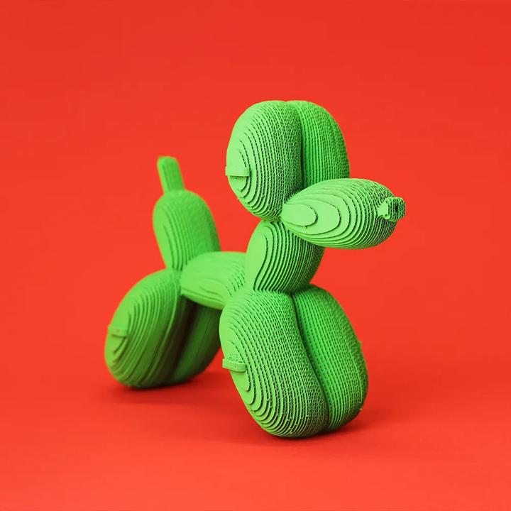 Produktbild Cartonic Ballon Hund - 3D Modell aus Karton