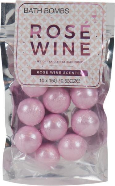 Produktbild TOP Rose Wein Badebomben (Badekugeln)
