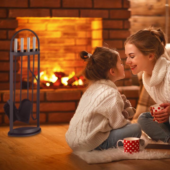 Actual product image Relaxdays Fireplace cutlery (23 x 15 x 66 cm)