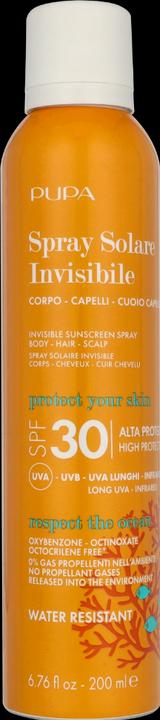Actual product image Pupa Milano Pupa Invisible Sunscreen SPF30 (Sun spray, SPF 30, 200 ml)