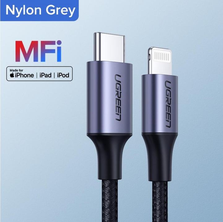 Produktbild Ugreen Lightning zu USB-C 2.0 (1 m, USB 2.0)