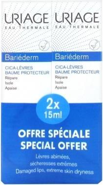 Immagine prodotto Uriage Balsamo labbra Barsterm, 2 x 15 ml - Data di scadenza: 30.9.2023 (15 ml)