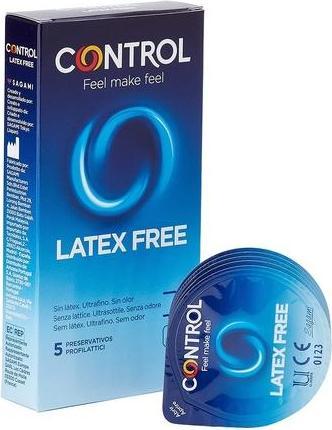 Produktbild Control Latex Free» 5 latexfreie Kondome - absolut geruchslos und hypoallergen (5 Stk.)