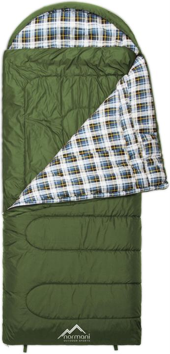 Produktbild Normani 4-in-1 Schlafsack „Antarctica“ (RV rechts) Oliv (220 cm)