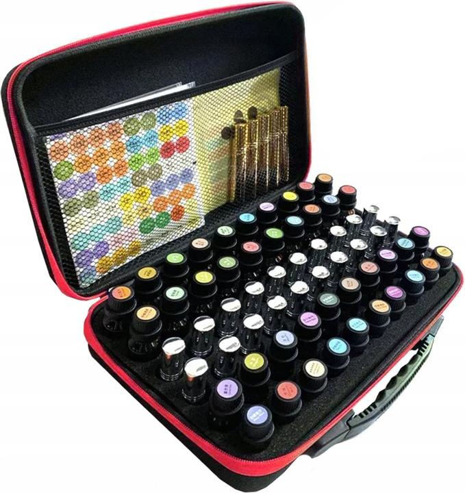 Produktbild Soulima Make-up-Taschen-Organizer für 60 Nagellacke
