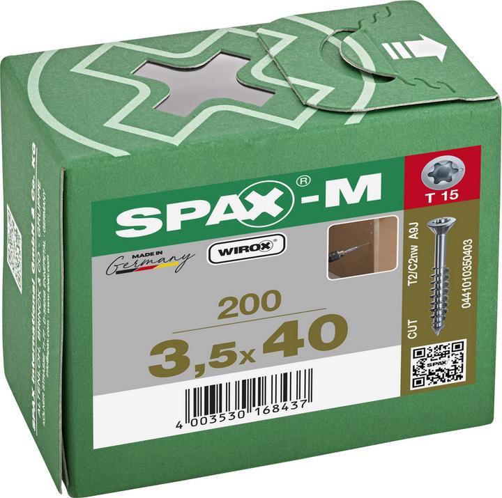 Actual product image Spax Self-tapping screws -M (200 Screws per piece)