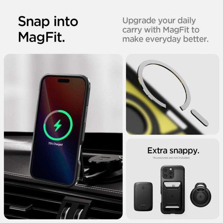 Produktbild Spigen Tough Armor MAG iPhone 16 Pro MagSafe czarny/black ACS08146 (Apple iPhone 16 Pro)