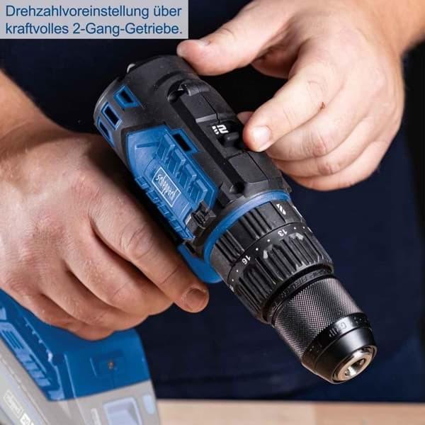 Image du produit Scheppach Perceuse-visseuse à percussion sans fil BC-CD60-X (DIY) (Fonctionnement sur batterie)