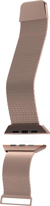 Image du produit Puro Milanese Magnetic Band - Pasek ze stali nierdzewnej do Apple Watch 38/40/41 mm (różowe złoto) (38 mm, 40 mm, 41 mm, Acier inoxydable)