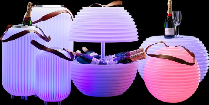 Actual product image Nedis The.Pouf Multicolour Poef/Occupational Table & Bluetooth Speaker (8 h, Rechargeable battery operated)