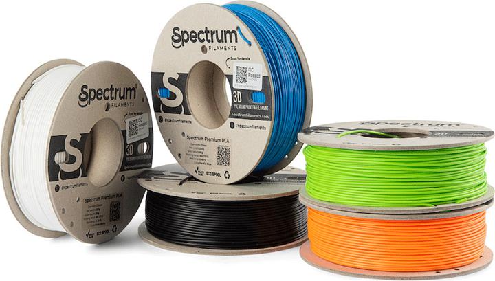 Produktbild Filament Premium PLA 5 Pack 1.75mm (PLA, 1.75 mm, Weiss)
