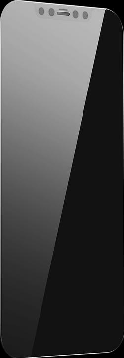 Actual product image Baseus 0.3mm Full-Coverage Privacy Protection Crystal Tempered Glass Screen Protector with Dust Filter for (1 Piece, Apple iPhone 12 Pro Max)