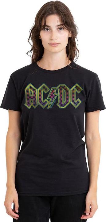 Immagine prodotto AC/DC Maglietta Logo a Scacchiera Gradiente Adulto Unisex (XXL)