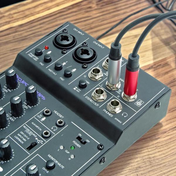 Produktbild keepdrum Splitter-Kabel AC047M 6.35mm Klinke Mono zu 2x RCA-Cinch (5 m)