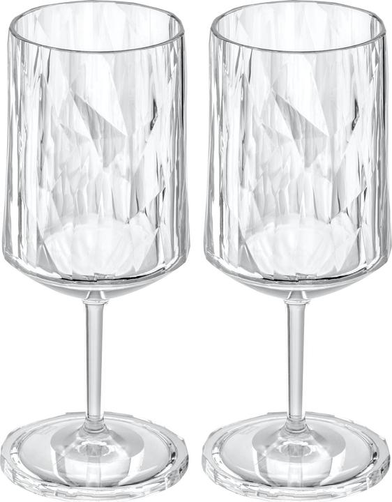 Koziol Bicchiere da vino rosso Superglass (30 cl, 2 Occhiali, Bicchieri da vino rosso)