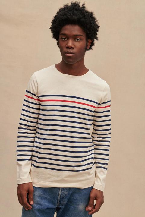 Image du produit Le Minor pull col rond avec rayure le inor (M)