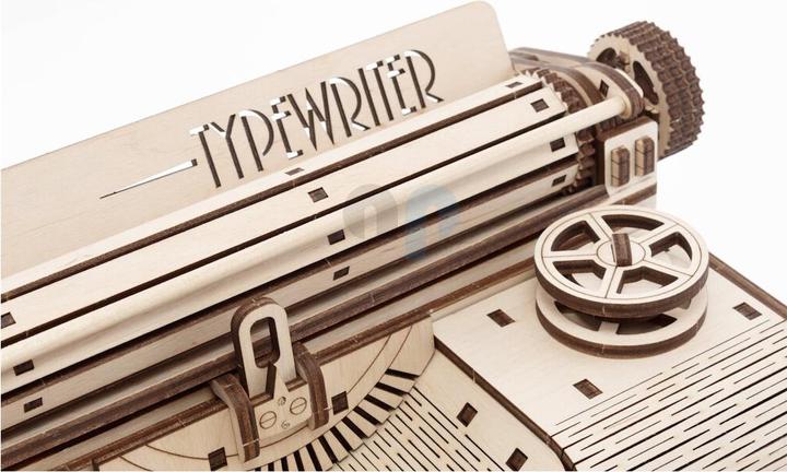 Actual product image Eco Wood Art Typewriter
