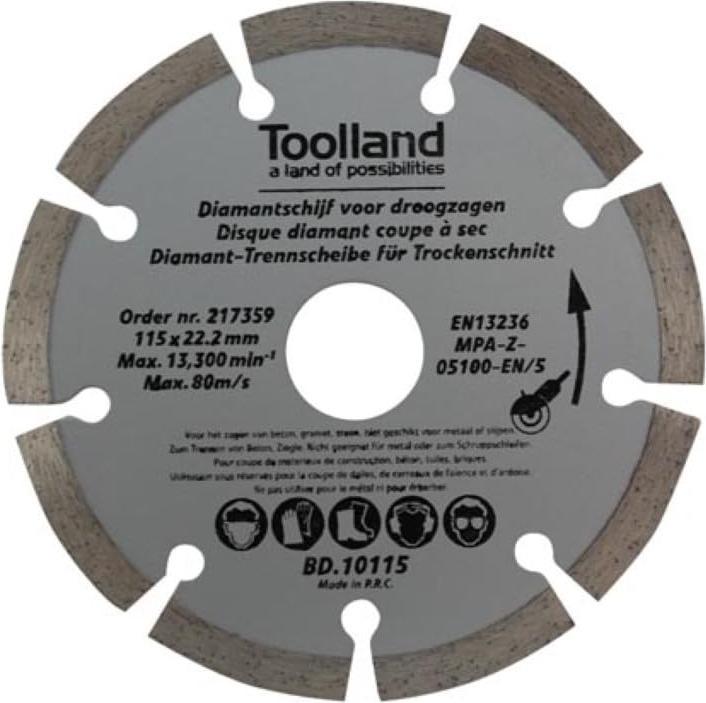 Image du produit Velleman DISQUE DE DIAMANT - 125 mm - SEGMENTÉ