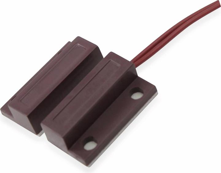 Produktbild Eneroid Türkontakt, Fensterkontakt mit 25 cm Anschlusslitzen, 10 W, braun