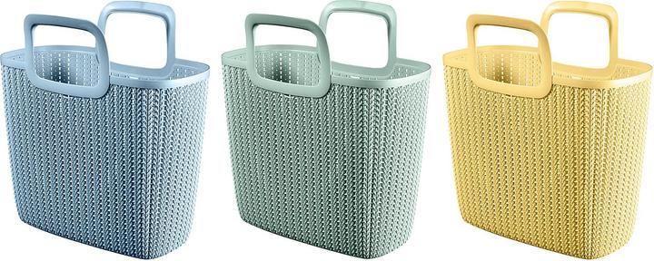 Produktbild Curver Einkaufstasche Strickoptik 25l (assortiert - 1 Stück)
