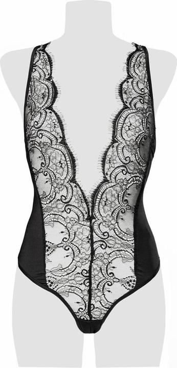 Actual product image Grey Velvet Sexy V-body (M)