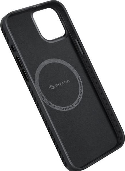 Image du produit Pitaka MagEZ Case Pro pour iP 15 Pro Max (Noir/Twill gris) 1500D (Apple iPhone 15 Plus)