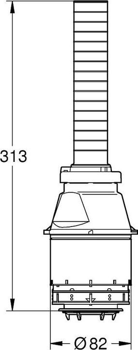 Actual product image Grohe Servo drain valve (06.03.2200)