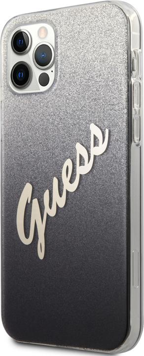 Produktbild Guess Hard Cover Silicone Vintage Glitter (Apple iPhone 12 Pro, Apple iPhone 12)